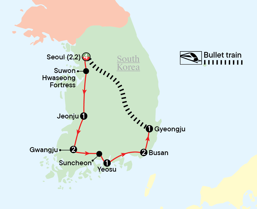 Map - South Korea in Depth 2027/28